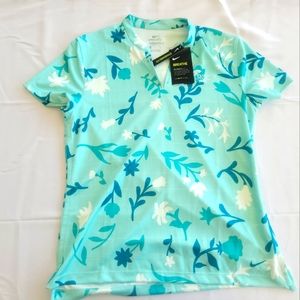 Nike Women's Golf short sleeve shirt with Logo size Medium New With Tags